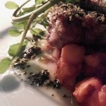 MAIN DINING by THE HOUSE OF PACIFIC - 糸島豚肩ロースの香草パン粉焼き