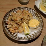 酒肴あおもん - あさりの山椒唐揚げ