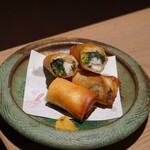 酒肴あおもん - 季節の春巻き