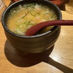 宮崎幸男 - お通し。ズワイガニと餡かけの茶碗蒸し