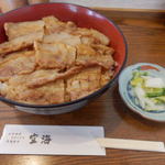 炭焼豚丼 空海 - 豚バラ　ご飯大盛り