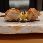 鳥匠 いし井 - 焼鳥(ねぎま)