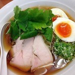 福の神食堂 - 冷やし煮干し中華そば2014.06