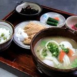 甘味茶屋 - だんご汁定食1080円