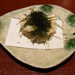 鳥匠 いし井 - 胸肉のかき揚げ