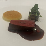 銀座 レカン - 蝦夷鹿腿肉のロティ