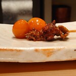 鳥匠 いし井 - 追加注文_焼鳥(玉ひも)