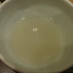 紅葉川 - 蕎麦湯；アップ