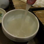 紅葉川 - 蕎麦湯