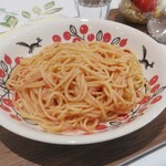 えほんカフェ風 - 明太子パスタ