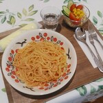 えほんカフェ風 - 明太子パスタ