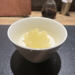 一汁五菜 - パンナコッタ、グレープフルーツジュレのせ