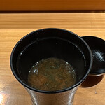 鮨 つぼみ - お味噌汁