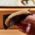 鮨 つぼみ - 平貝 磯辺焼き