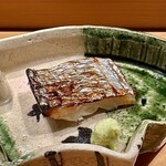 鮨 つぼみ - 太刀魚の味噌焼き（愛媛の麦味噌）