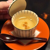 菊乃井 本店 - ◯ 猪口
                      ・帆立このわた蒸し
                      ・あられこのこ