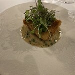 Luciole - 八幡浜　神経〆白甘鯛のフリチュールソースデュクレレ