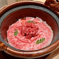 銀座 ちかみつ 並木通り - ヒレとサーロインのお茶漬け