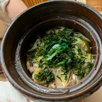 懐石料理 桝田 - 河豚とネギのごはん