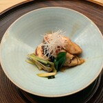 懐石料理 桝田 - 白子と海老芋