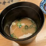 浪速 鮨波留加 - 味噌汁