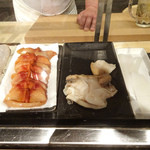 鮨でですけ - 赤貝・とり貝・ブラックタイガー