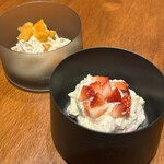 季節のフルーツ白和え
