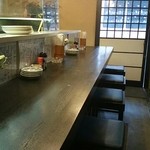 天ぷら亭 - カウンター