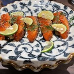 立ち呑み ソメアカ - 銀鮭のスパイス焼き