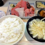 ちゃんこみやこ - さしみ定食　860円