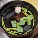 ひつまぶし 花岡 - 肝吸いに変更するの忘れた