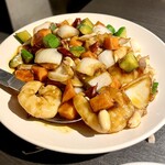 中華料理 成都 - 海老とカシューナッツ炒め