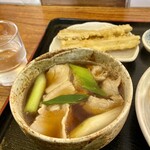 駕籠休み - 肉うどんのつけ汁
