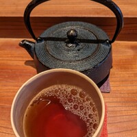 また吉 - セットメニューの焙じ茶