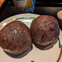 また吉 - おはぎ　小ぶりですが２つ
