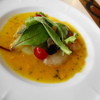 リストランテ　ディ・カナレット - 料理写真:2014年6月　真鯛のカルパッチョ　オレンジソース
