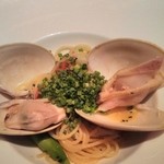 代官山ASO チェレステ - Amazing！例年より1.5倍大きいハマグリとアスパラのパスタ