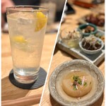 焼鳥割烹しょうちゃん - ◯お通し¥660×5
…大根の煮物・柚子味噌がけ。