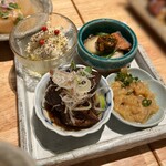 焼鳥割烹しょうちゃん - ◯おばんざい4種盛り合わせ¥1,280