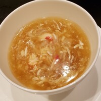 19.蟹肉入りフカヒレスープ　１名様分