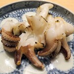 鮨 いまむら - 新イカのゲソの炙り