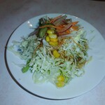 志喜亭 - サラダ　多分イタリアンドレッシング