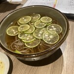 北野 NANA - すだち蕎麦（冷）