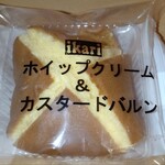 いかり - ホイップクリーム＆カスタードバルン198円（税抜）