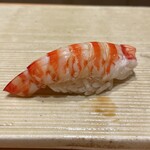 鮨 功 - 車海老 茹でたて ひたすら甘さと旨さの洪水…