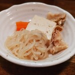 居酒屋 遊 - お通し　総額逆算550円