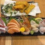 飲過量謙信 - 刺身盛り合わせ3人前