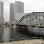 鮨処寿司大 - おまけ　朝から呑むと誓った勝どき橋　2014年6月