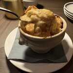 Oyster bar & Bistro Wharf 有楽町 - オニオングラタンスープ