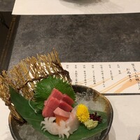 蟹長者 - 御造り盛り合わせ　中トロ、サーモン、鯛